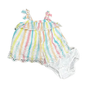 Gap Girls Striped Dress size: 0-3 Months